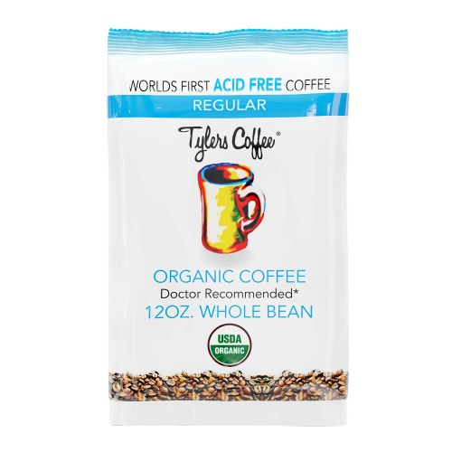 Tylers Regular Acid Free Whole Bean Coffee, 12 oz