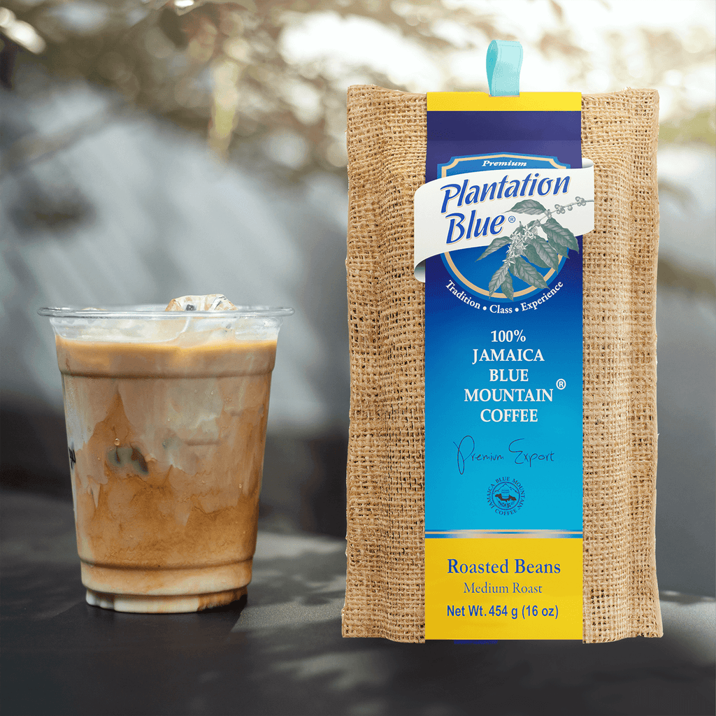 Plantation Blue 100% Jamaica Blue Mountain Coffee — 16 oz Whole Bean