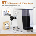 20-Bar Espresso Machine with Milk Frother — Stainless Steel
