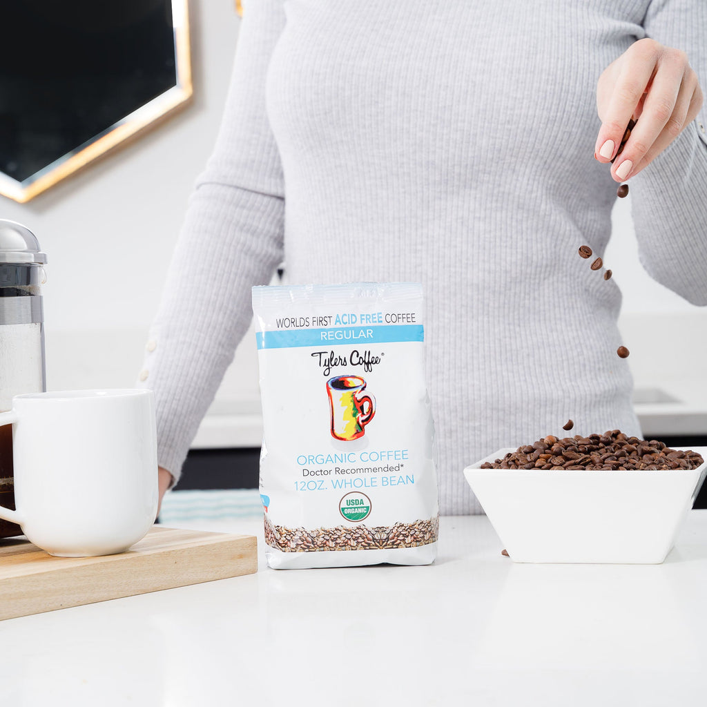 Tylers Regular Acid Free Whole Bean Coffee, 12 oz