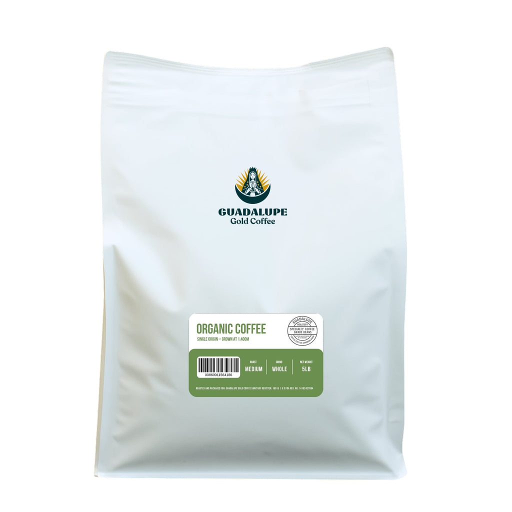 Guadalupe Organic Single-Origin Coffee — 12 oz & 5 lb