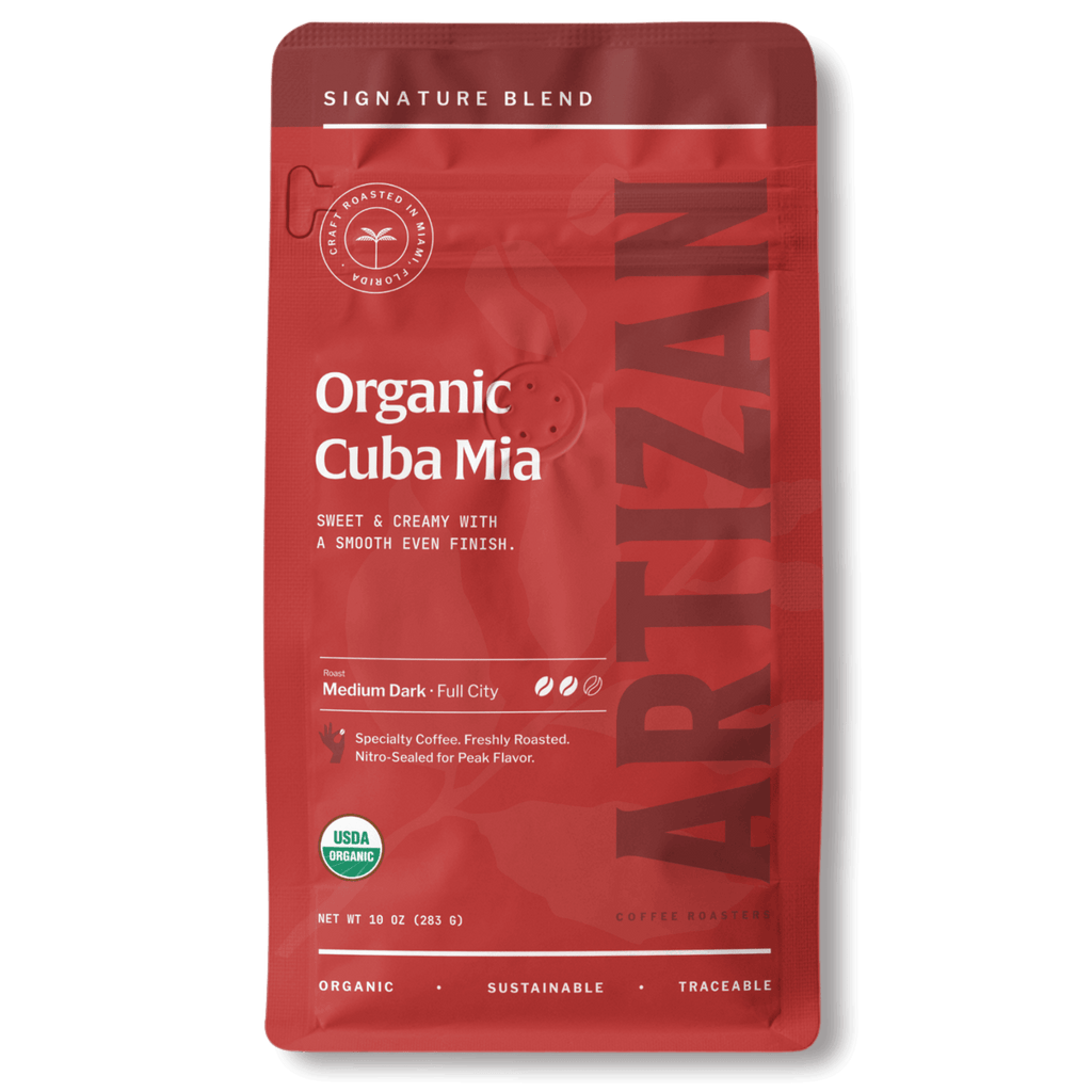 Organic Cuba Mia original preprinted package, front view