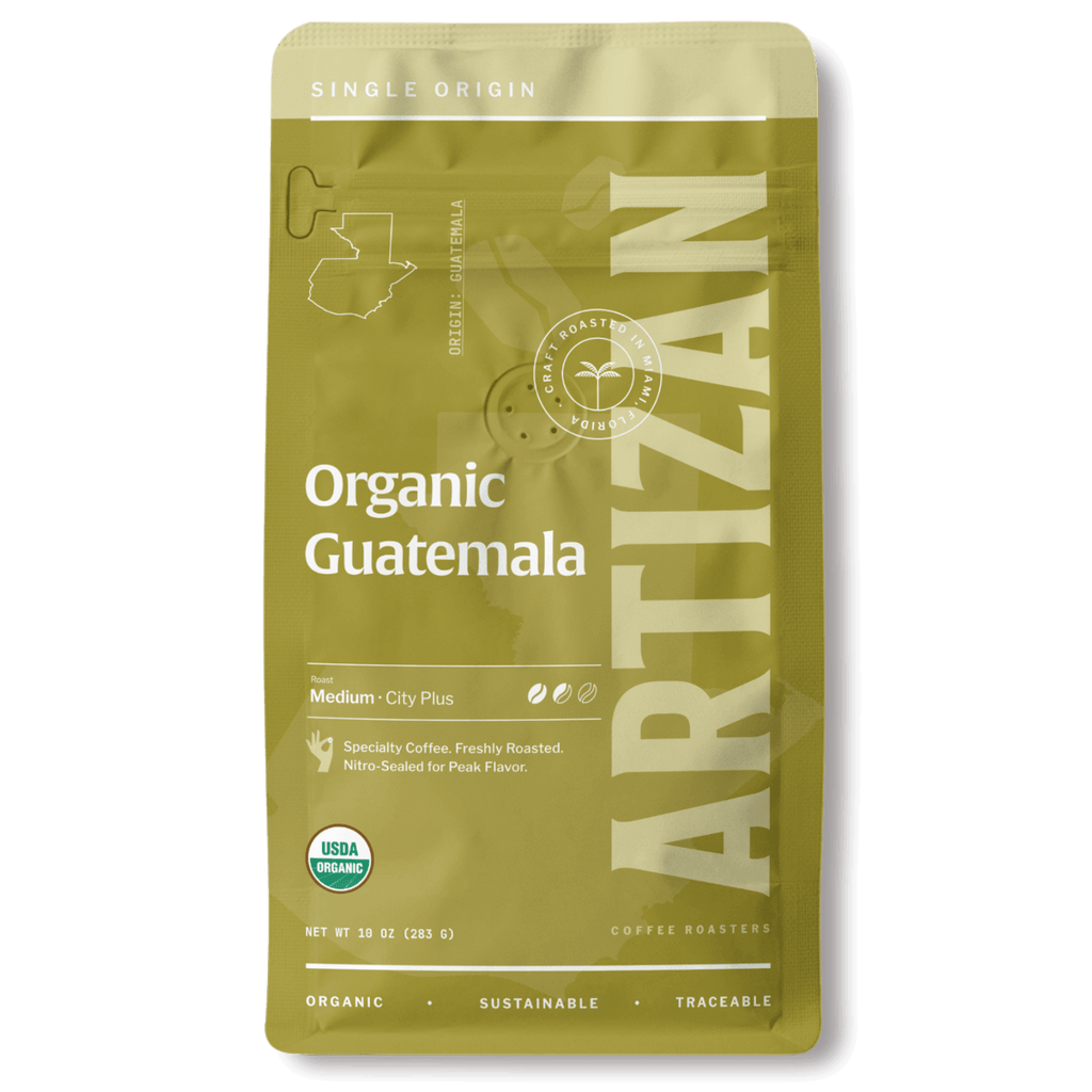 Organic Guatemala original preprinted package, front view