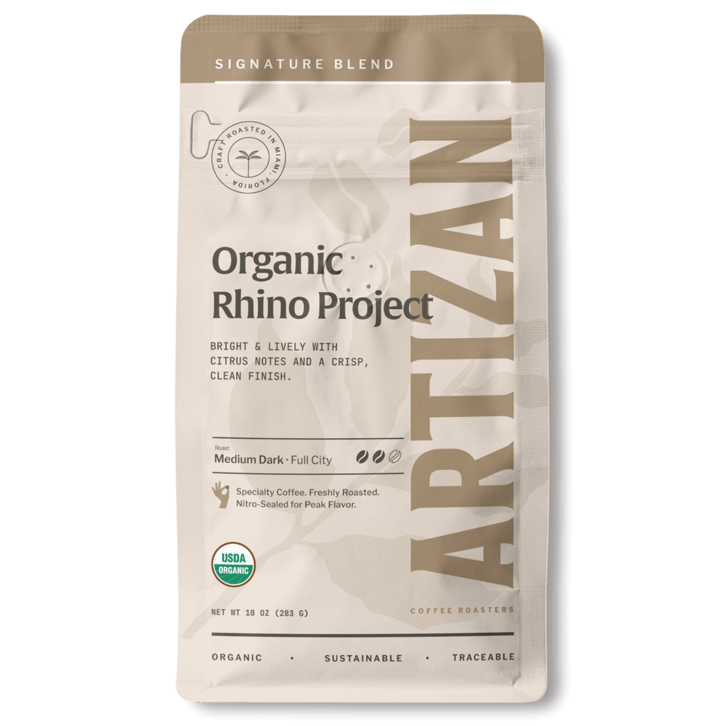 Organic Rhino Project original preprinted package, front view