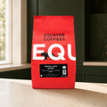 Equator Coffees Mocha Java Blend coffee bag, front of package