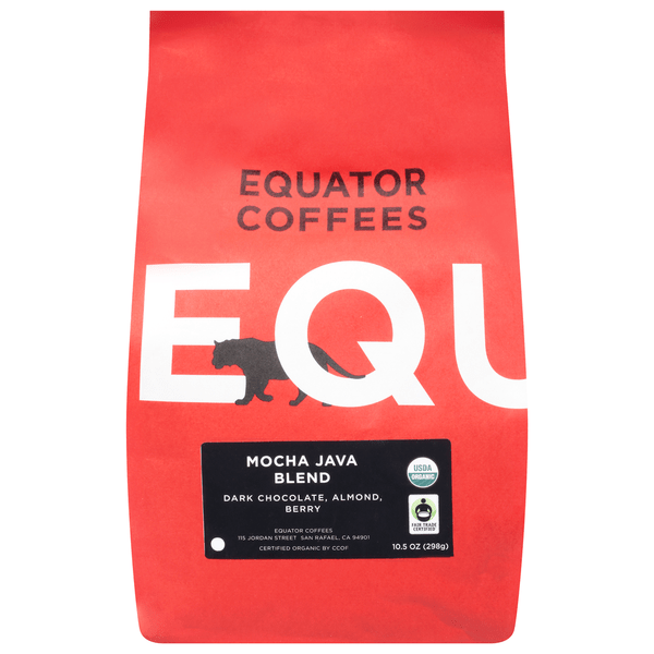 Equator Coffees - 'Mocha Java' Blend Coffee Beans (10.5OZ) supplier image 1