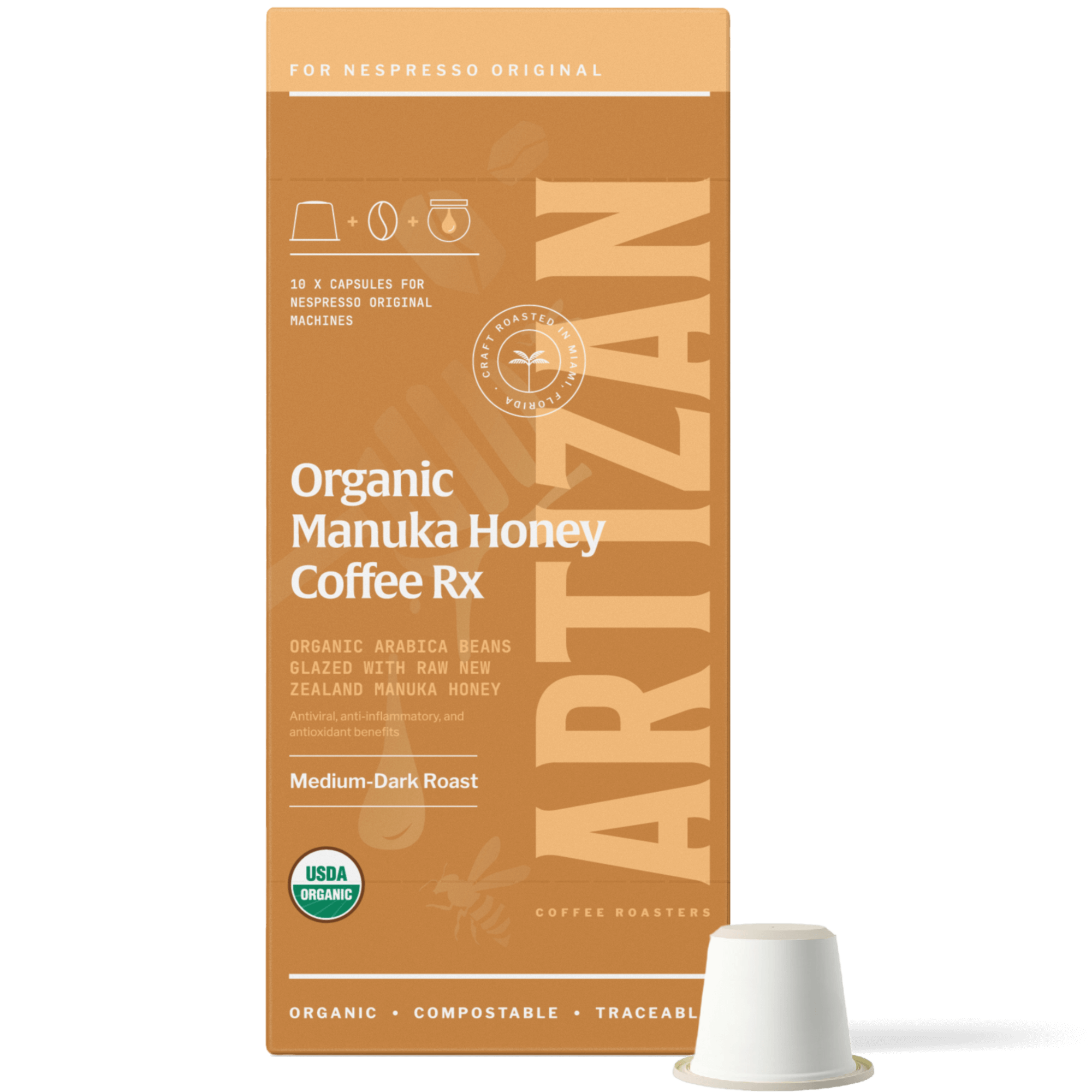 Organic Manuka Honey Coffee - Espresso