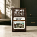 Thanksgiving Coffee Old Town French coffee bag, front of package