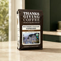 Thanksgiving Coffee Southern Italian Espresso coffee bag, front of package